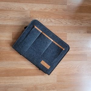 Suede Laptop bag